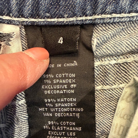 Harley-Davidson Women’s Size 4 x 30” Light Blue Flare Jeans - Picture 9 of 14